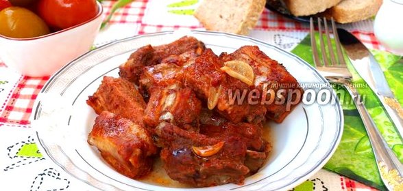 Свиные рёбрышки запечённые в фольге