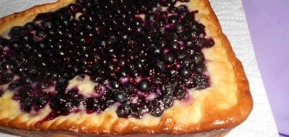 Пирог Черничное сердце