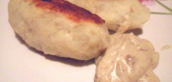 Картофельные зразы с куриным мясом