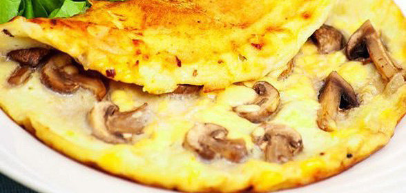 Грибной омлет