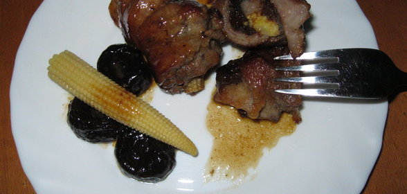 Рулетики с черносливом