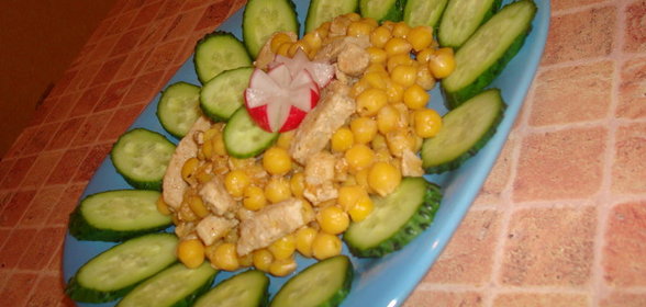 Ароматный соус с нутом и мяском