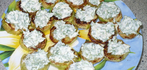 Жареные кабачки на закуску