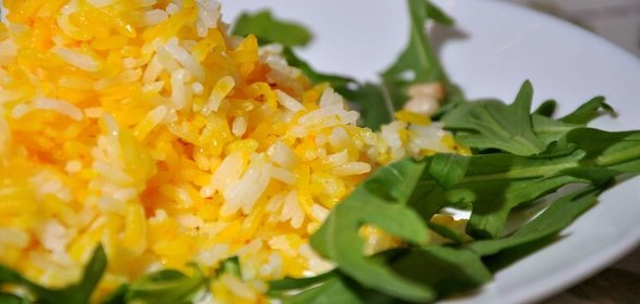 Рис с шафраном