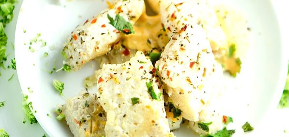 Рыба с брокколи в сливочном соусе