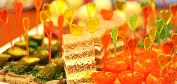 Канапе на день рождения