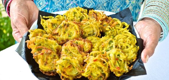 Луковые оладьи (Bhaji)