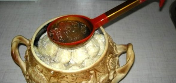 Галушки на кефире