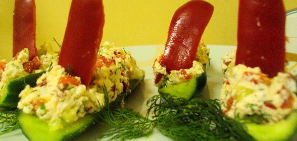 Летняя закуска Алые паруса