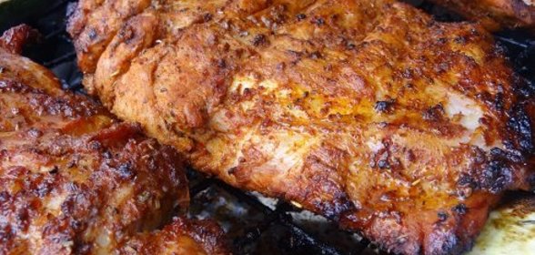 Рёбра с Аджикой и Цукини