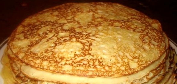 Тонкие блинчики