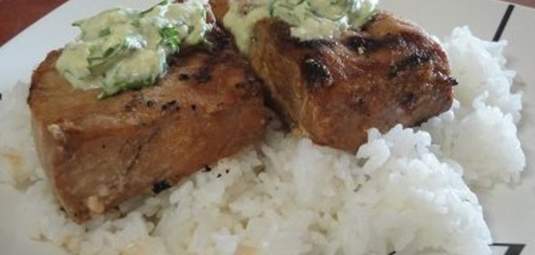 Голубой Марлин на Гриле по Гавайски ! ! !