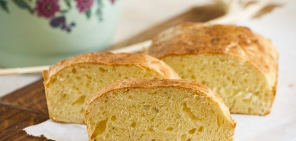 Кекс с сыром и травами