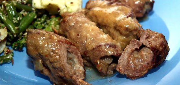 Зразы из говядины по-варшавски