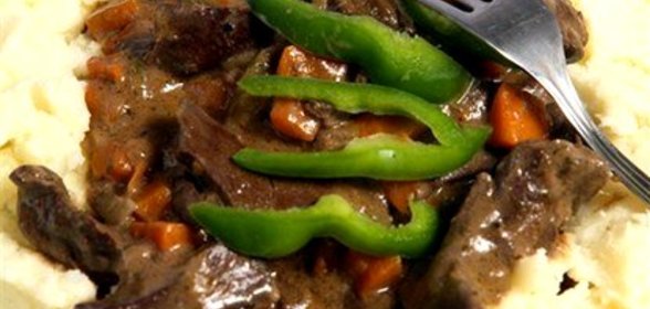 Печенка в сметане