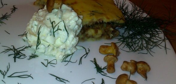Запеканка картофельная Закуска охотника