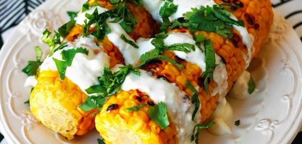 Кукуруза под сырным соусом