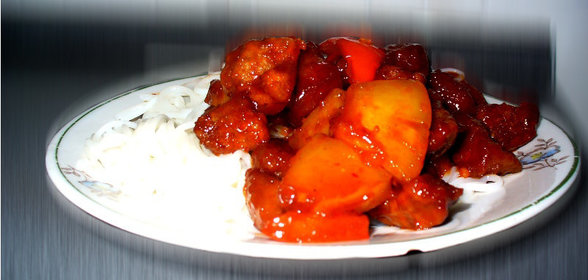 Свинина в кисло-сладком соусе