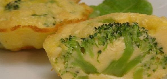 Омлет с брокколи в духовке