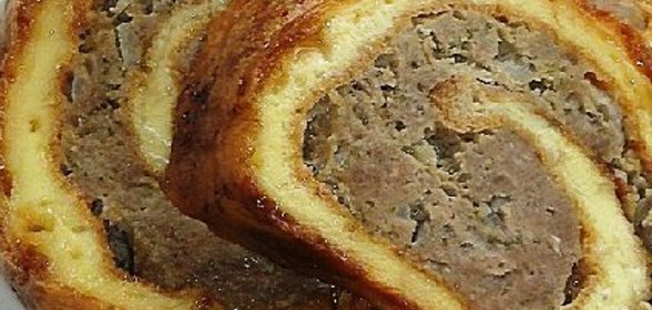 Яично-мясной рулет