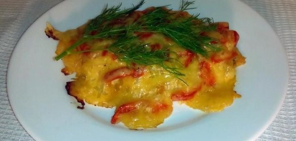 Куриные отбивные с ананасом и сыром