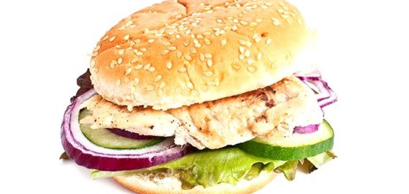 Куриные бургеры с соусом якитори