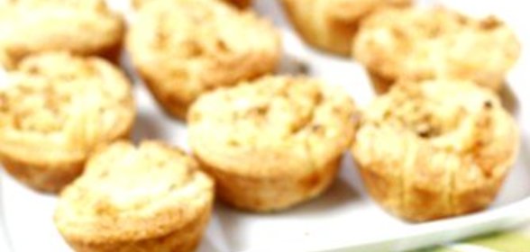 Кукурузные маффины с грушей и карамелизованным имбирем