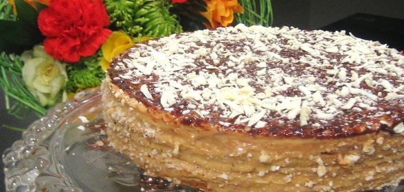 Тортик быстрый вафельный (вариант 1001!)