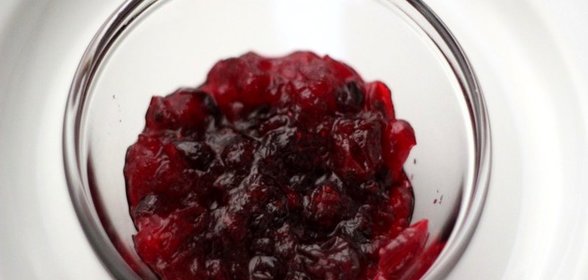 Клюквенный соус к дичи