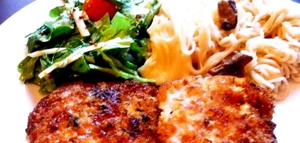 Свиные котлеты с пармезаном