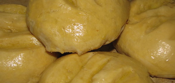 Хлебцы из теста картофельной фокаччи