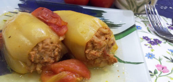 Каша перловая с кабачками и помидорами