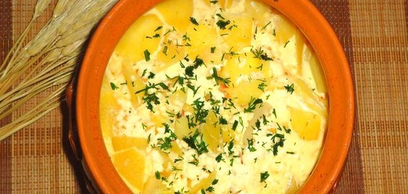 Картофельная запеканка с творогом