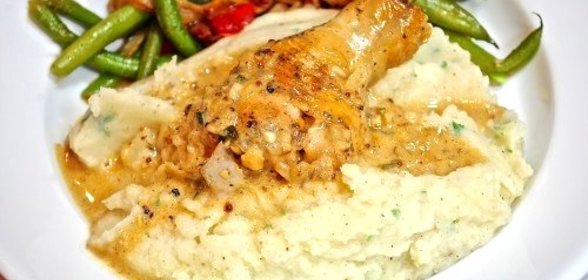 Куриные ножки в сметане