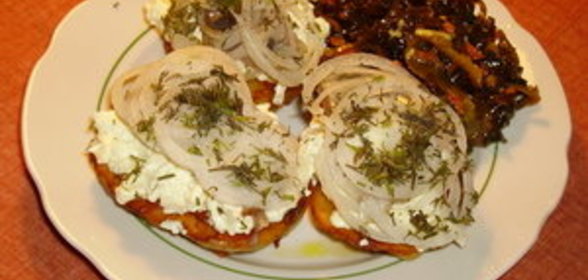 Закуска картофельная с селёдочкой