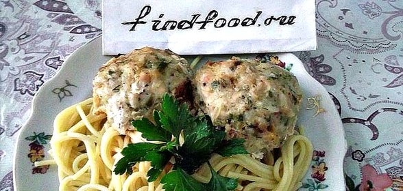 Тефтели с жареным луком