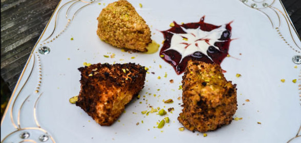 Жареный сыр камамбер