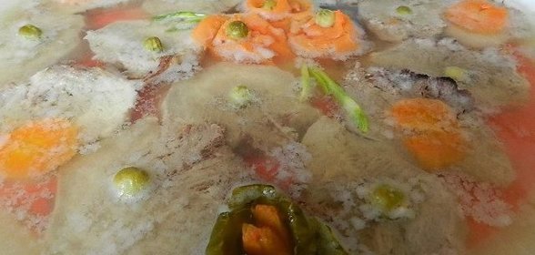 Заливное из языка