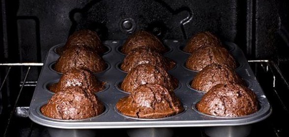 Шоколадный кекс пятиминутный