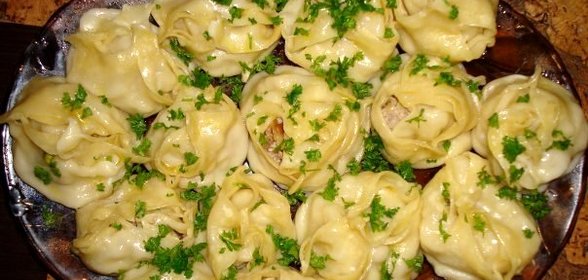 Манты с картошкой и мясом