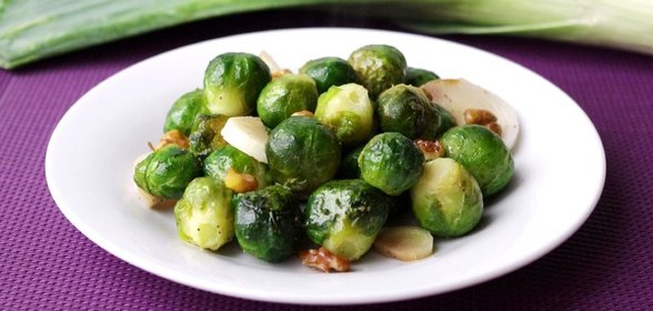 Запеченная брюссельская капуста