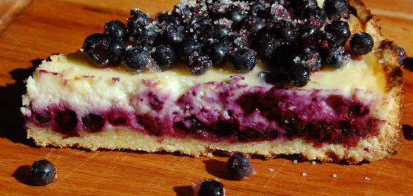 Пирог с черникой