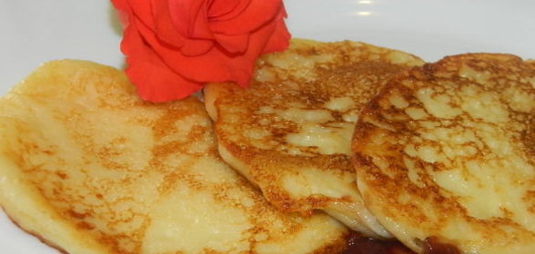 Творожные оладьи