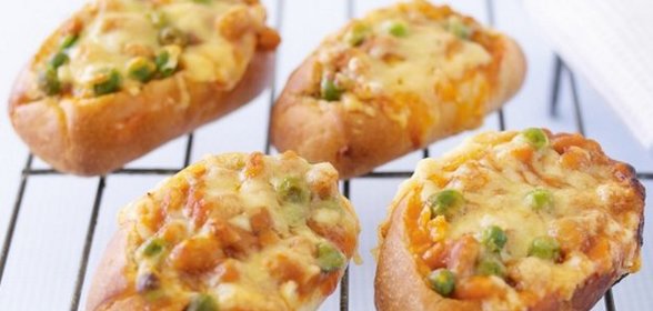 Сэндвичи с сыром и фасолью