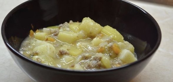Рагу с фаршем в мультиварке