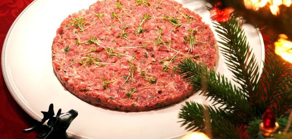 Тартар из говядины с кимчи