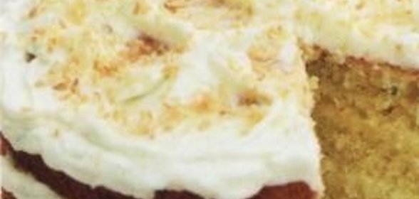 Торт с лаймом и кокосом