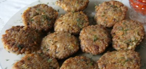 Гречневые котлеты с грибами