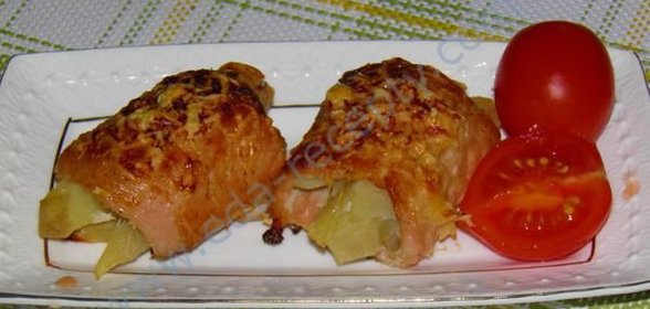 Свиные отбивные рулетики с начинкой из картофеля