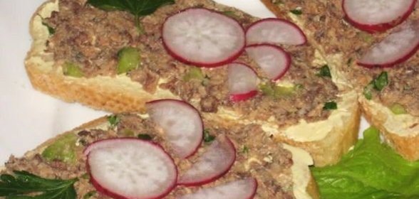 Бутерброды аппетитные